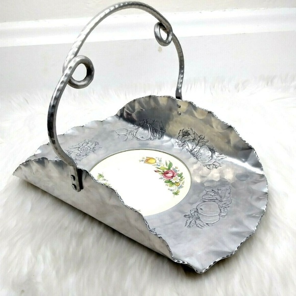 Paden City Pottery Accents Paden City Potterycromwell Aluminum Basket